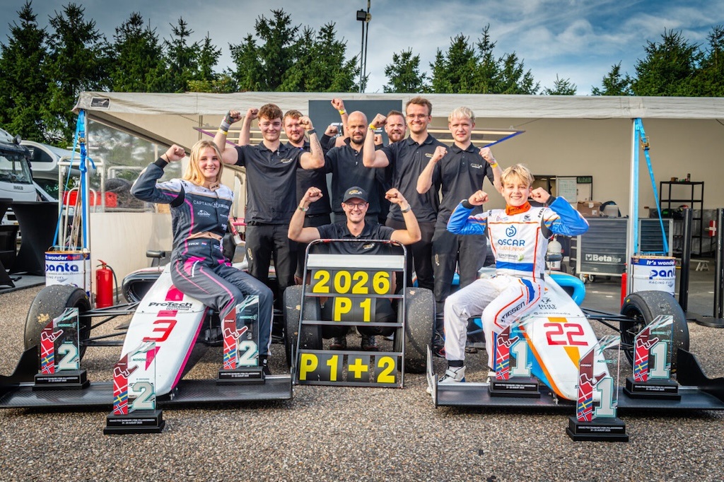 Matteis Stigsen sikrede Danmarksmesterskabet med STEP Motorsport.
(Foto: Stefan Mehl-Ludvigsen)